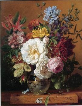 unknow artist Floral, beautiful classical still life of flowers.138